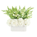 Hydrangeas And Wild Heather In Ceramic Vase 21