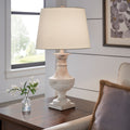 Hyperion Textured Off White 1 Light Accent Table Lamp By Inspire Q Artisan
