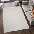 Hypnos Collection Neutral Geometric Area Rug