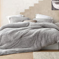 I Know You Know Coma Inducer Oversized Comforter Quiet Gray
