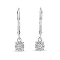 De Couer Igi Certified 14K Gold 1 5Ct Tdw Floating Diamond Leverback Earrings White H I