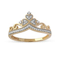De Couer Igi Certified 1 8Ct Tdw Diamond Crown Ring For Her White