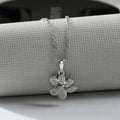 De Couer Igi Certified 10K White Gold 1 8Ct Tdw Dog Paw Print Necklace