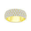 De Couer Igi Certified 14K Yellow Gold 2Ct Tdw Diamond Wedding Band