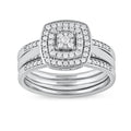 De Couer Igi Certified 2 5Ct Tdw Diamond Cluster Halo Ring White H I