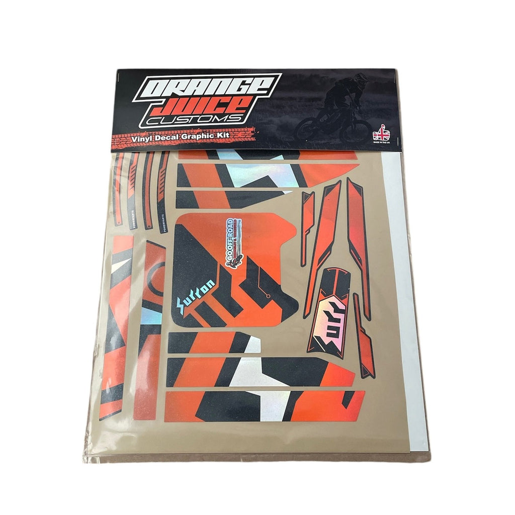 SUR RON LIGHT BEE OEM GRAPHICS KIT – ORANGE HOLOGRAPHIC