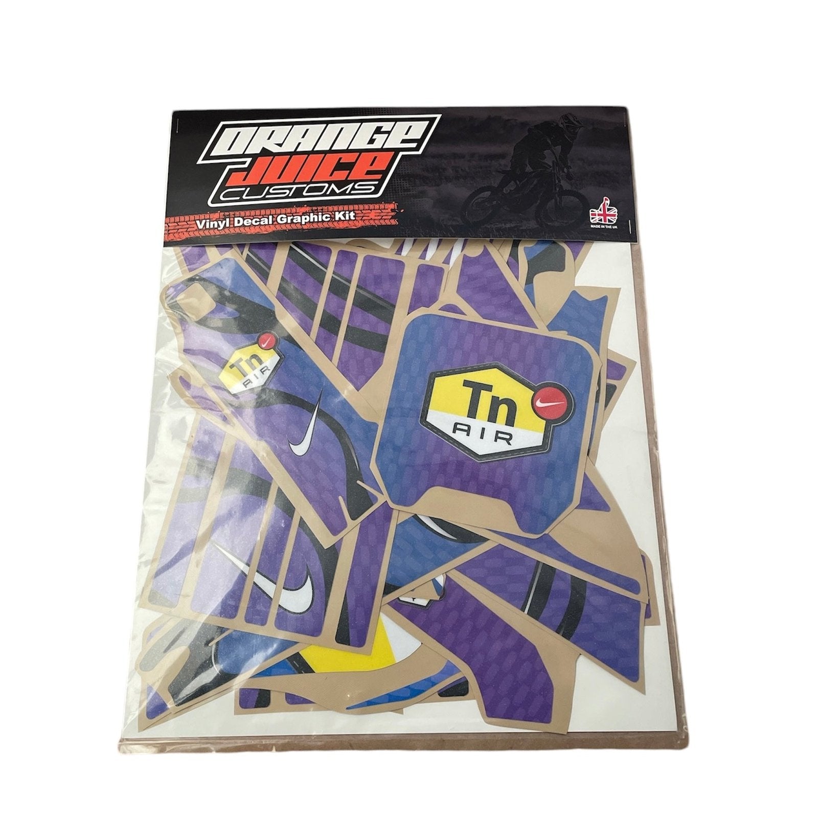 SUR RON FULL COVERAGE GRAPHICS KIT  – NIKE TN PURPLE/BLUE