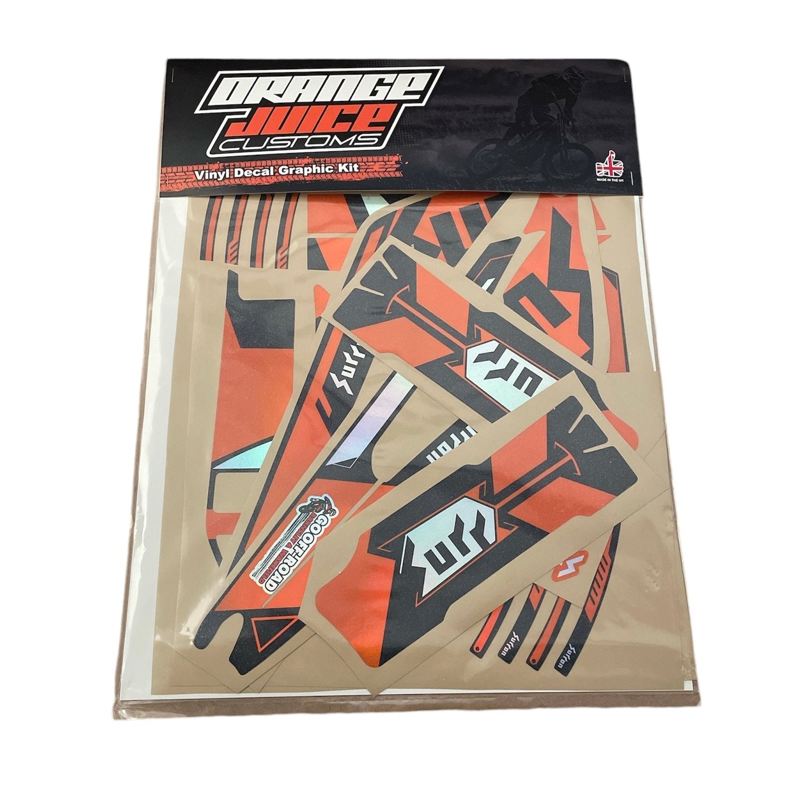 SUR RON LIGHT BEE OEM GRAPHICS KIT – ORANGE HOLOGRAPHIC