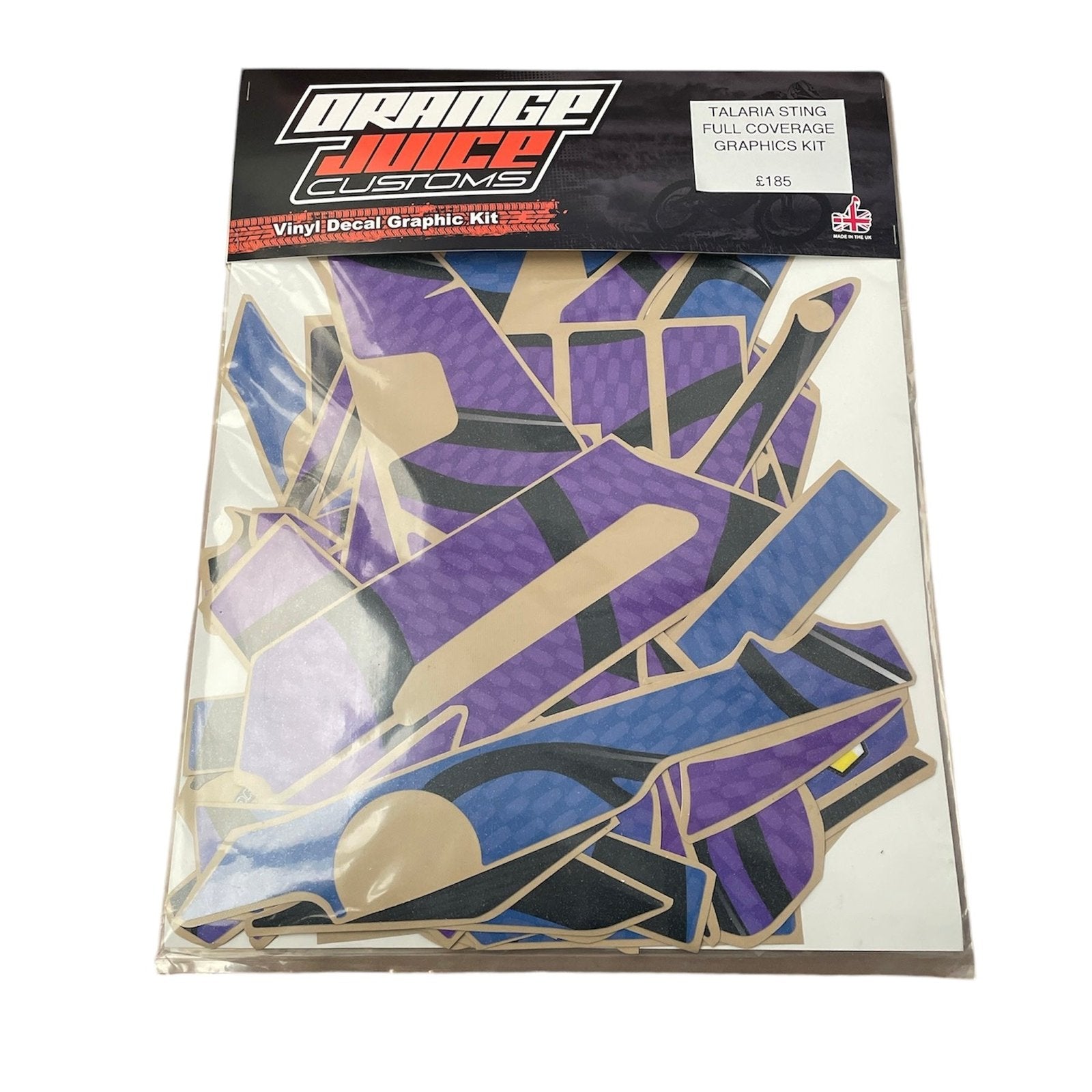 TALARIA STING FULL COVERAGE GRAPHICS KIT  – NIKE TN PURPLE/BLUE