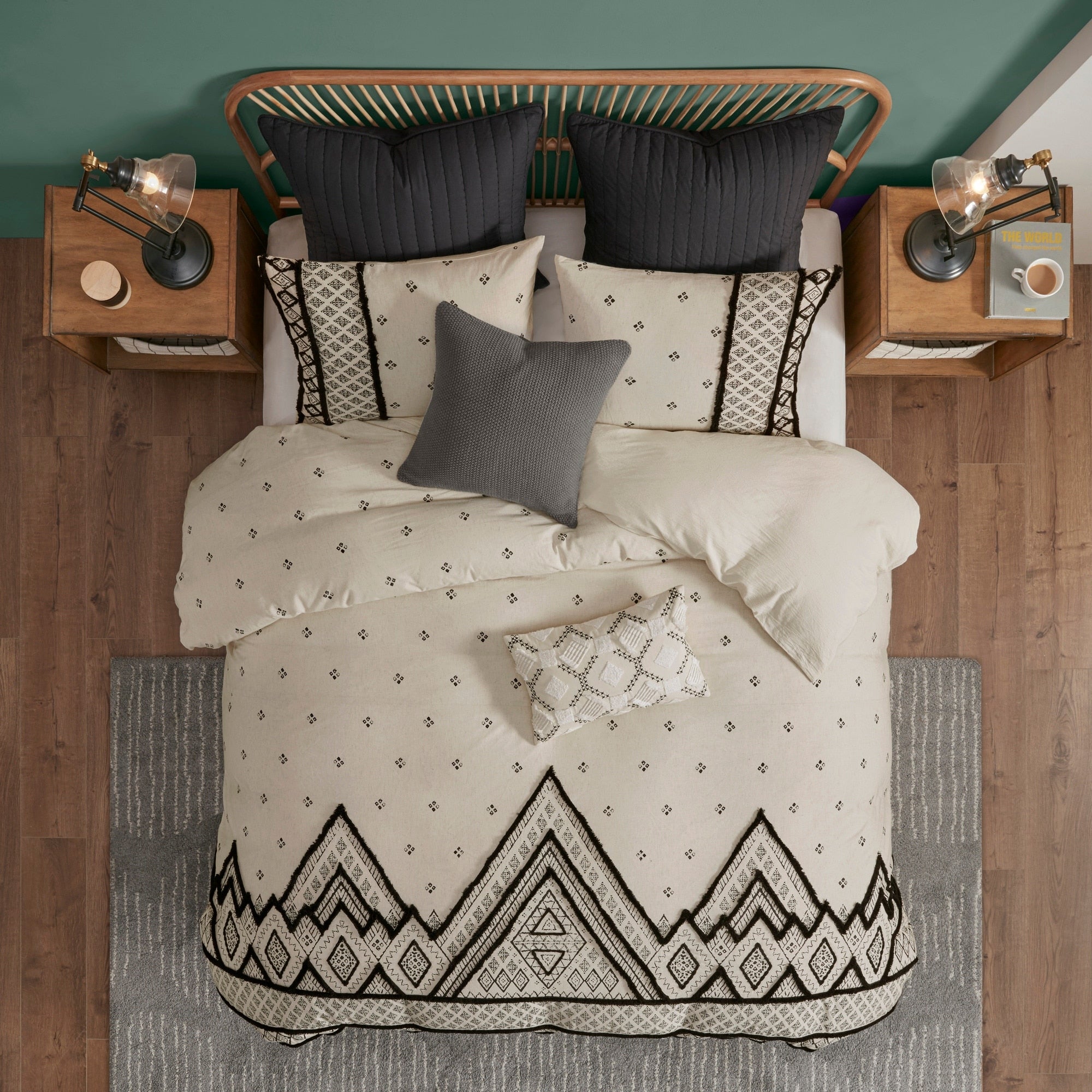 Ink Ivy Marta Cotton Duvet Cover Set