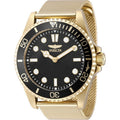 Invicta Mens 49691 Pro Diver Quartz 2026 Brass Dial Watch Black
