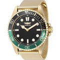 Invicta Mens 49692 Pro Diver Quartz 2026 Brass Dial Watch Black