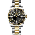 Invicta Mens 49698 Pro Diver Quartz Pc20S Brass Dial Watch Black