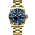 Invicta Mens 49699 Pro Diver Quartz Pc20S Brass Dial Watch Blue