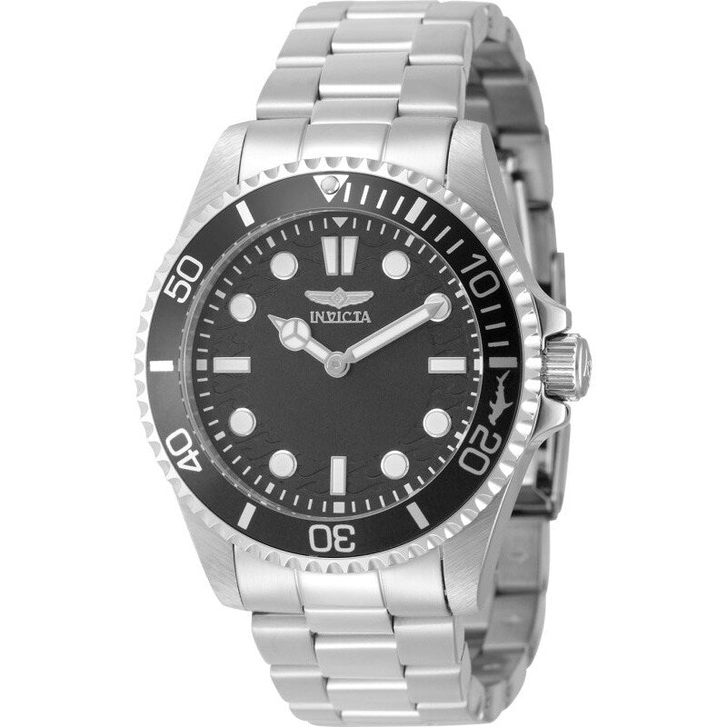 Invicta Mens 49703 Pro Diver Quartz Pc20S Brass Dial Watch Grey