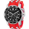 Invicta Mens 49829 Pro Diver Quartz Vd53 Metal Dial Watch Black