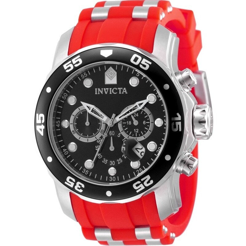 Invicta Mens 49829 Pro Diver Quartz Vd53 Metal Dial Watch Black