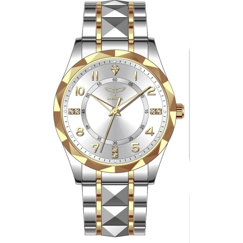 Invicta Mens 69023 Specialty Quartz Pc21S Copper Dial Watch White