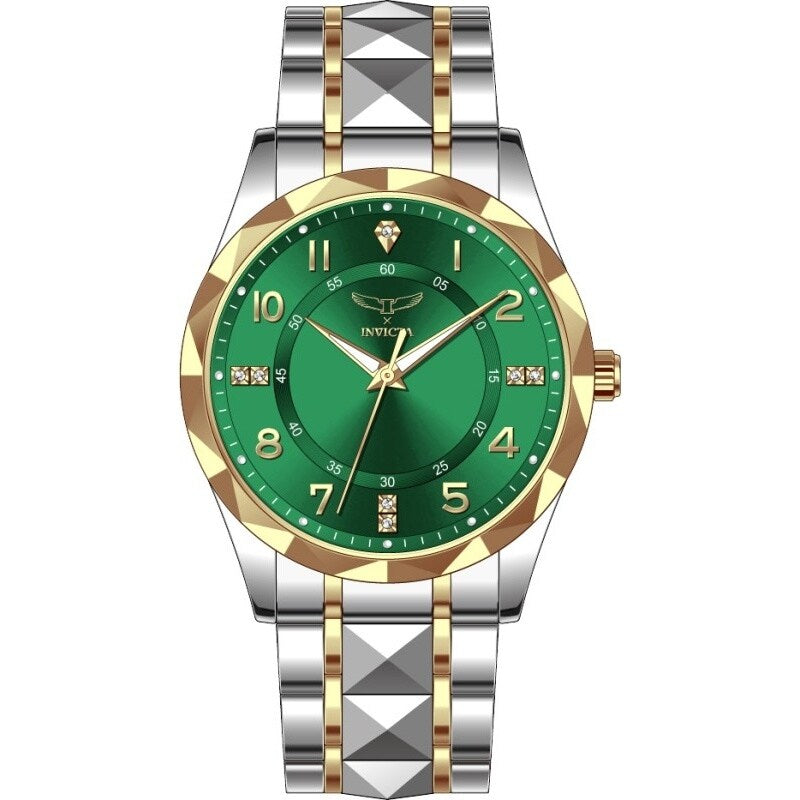 Invicta Mens 69025 Specialty Quartz Pc21S Copper Dial Watch Green
