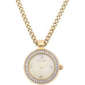 Invicta Womens 49932 Mini Quartz Pc21J Mother Of Pearl Dial Watch Gold