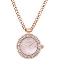 Invicta Womens 49933 Mini Quartz Pc21J Mother Of Pearl Dial Watch Rose Gold