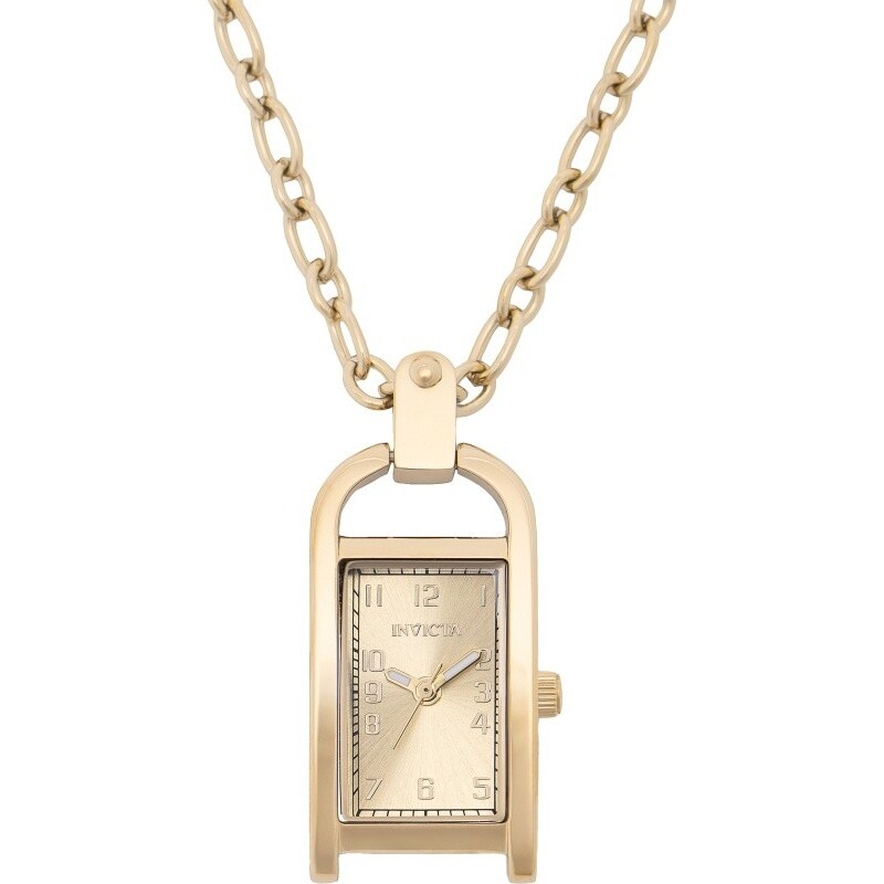 Invicta Womens 49935 Mini Quartz Pc11 Brass Dial Watch Gold