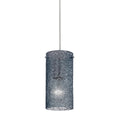 Ice Fragments 5 Inch Wide 1 Light Pendant In Satin Nickel 5In W X 5In D X 8In H