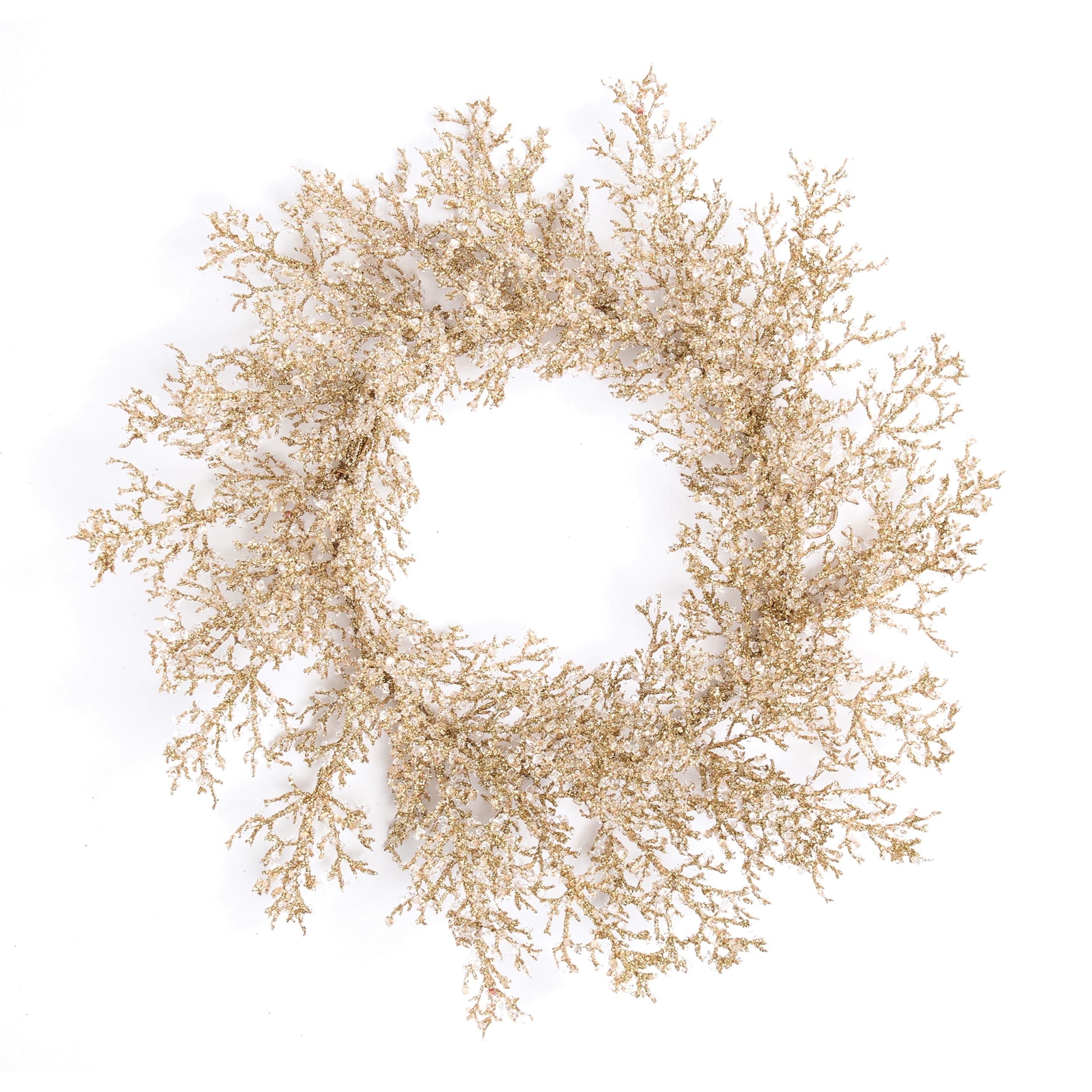 Iced Twig Wreath 24 D
