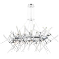 Icicle 12 Light Chandelier With Chrome Finish