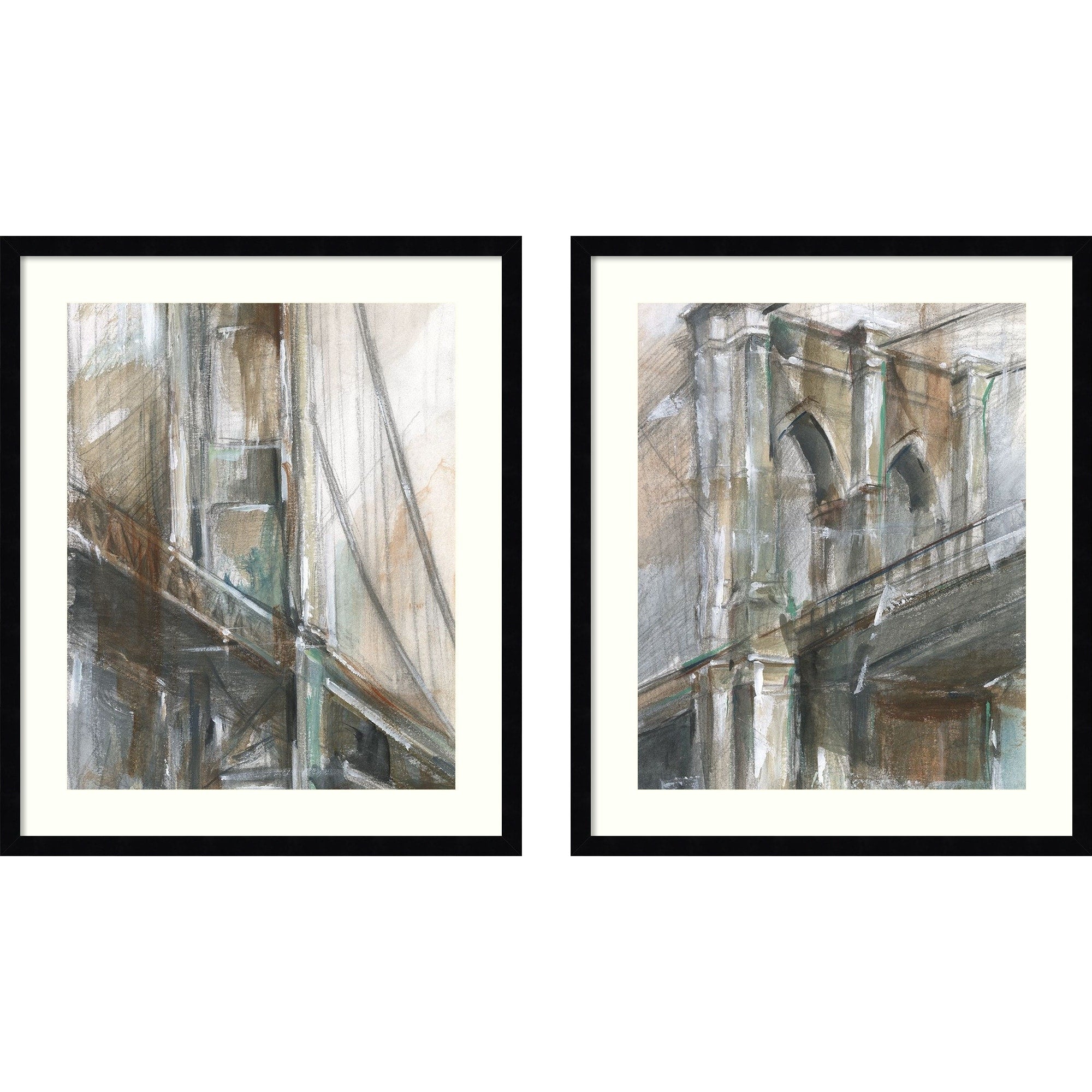 Icon Of Architecture No. 1 No. 2 2 Piece By Ethan Harper Framed Wall Art Prints