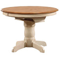 Iconic Furniture Antiqued Caramel Biscotti Round Dining Table Multi