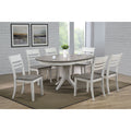 The Gray Barn Avalon 7 Piece Dining Set In Ash And Stormy White