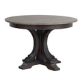 Iconic Furniture Company Wood Round Pedestal Dining Table