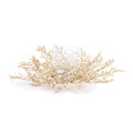 Icy Pine Candle Holder Centerpiece 16 D