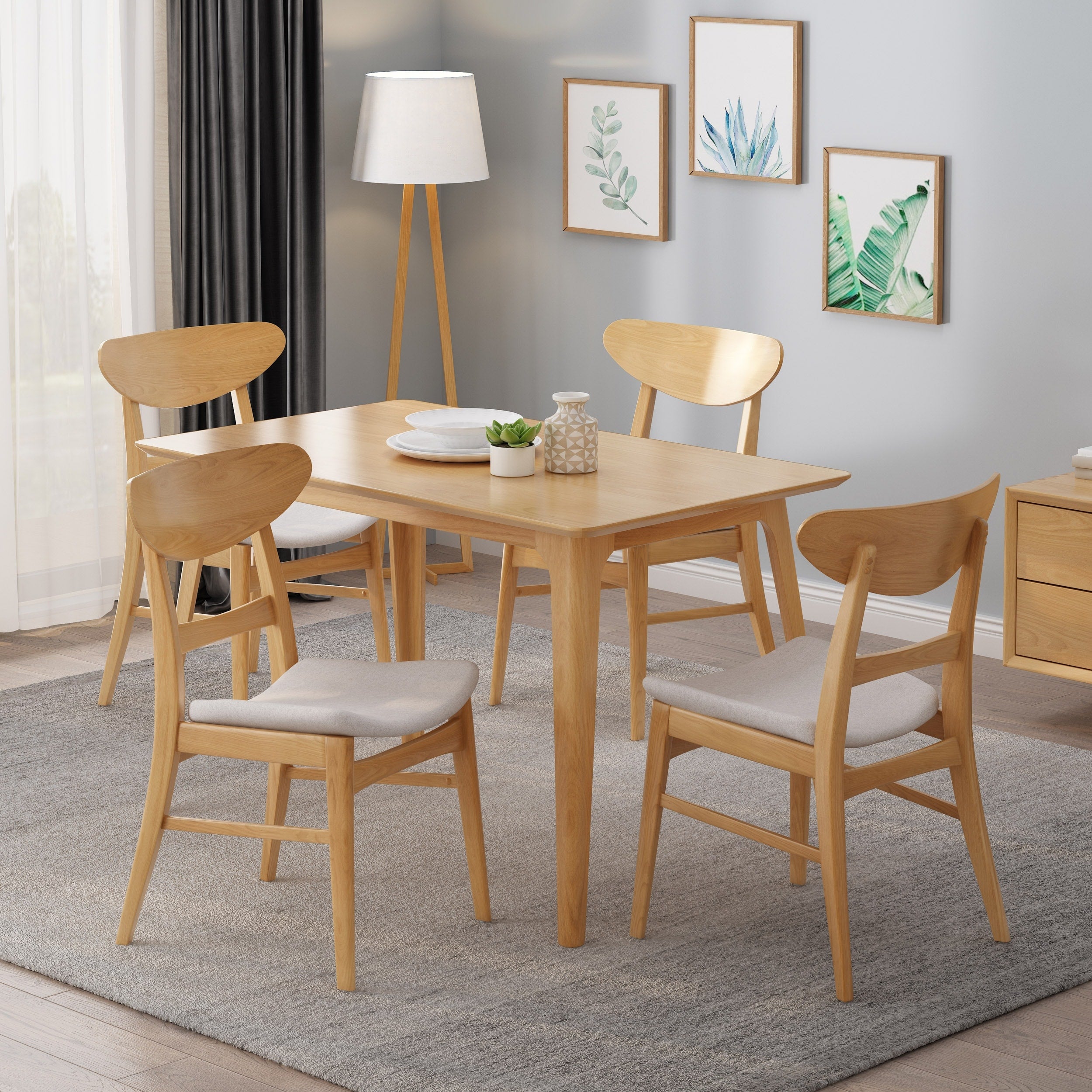 Idalia Mid Century Modern Dining Chairs Set Of 4 By Christopher Knight Home
