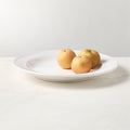 Iliana White Stoneware Oval Serving Platter