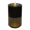 Illuminated Cut Out Metal Round Fountain 21.5 H