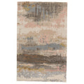 Ilsted Handmade Abstract Gold Light Blue Area Rug 12 X 15
