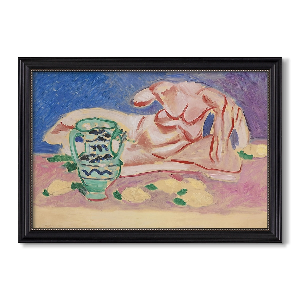 Ilyssus From The Parthenon 1908 Henri Matisse Custom Framed Canvas