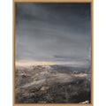 Impasto Abstract Seascape By Yuli Saputra Framed Canvas Wall Art