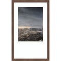 Impasto Abstract Seascape By Yuli Saputra Wood Framed Wall Art Print