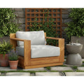 Imperial Grove Outdoor Solid Teak Wood Armchair