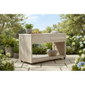 Imperial Grove Outdoor Solid Teak Wood Kitchen Island