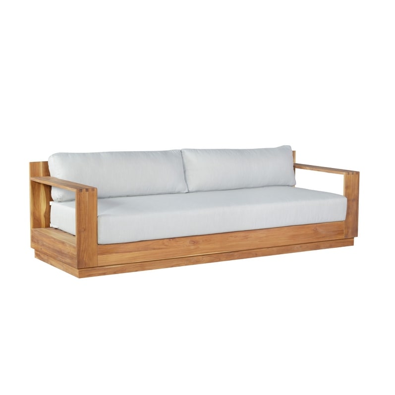 Imperial Grove Outdoor Solid Teak Wood Sofa 84