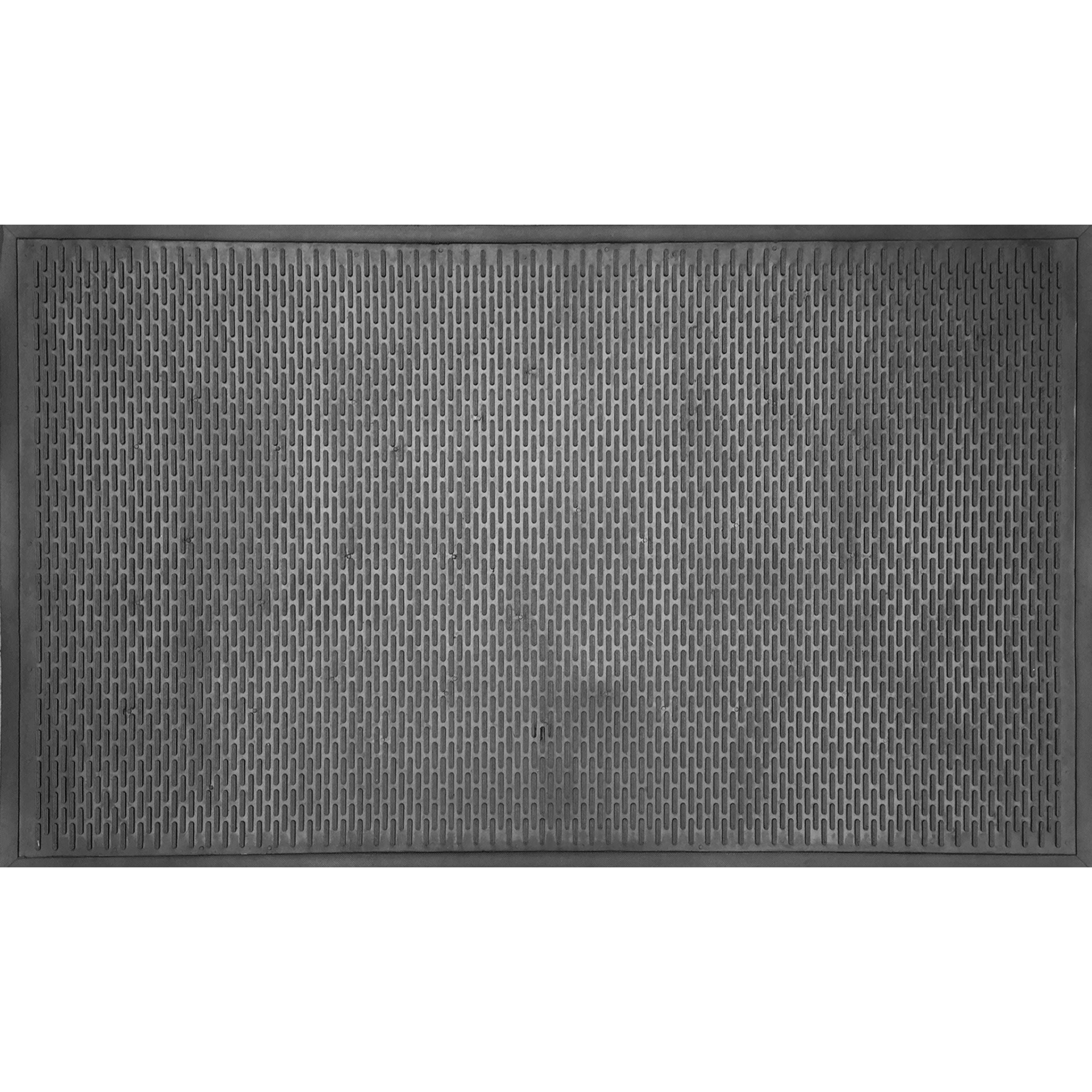 Imports D Cor Rubber Scrapper Contemporary Solid Door Mat