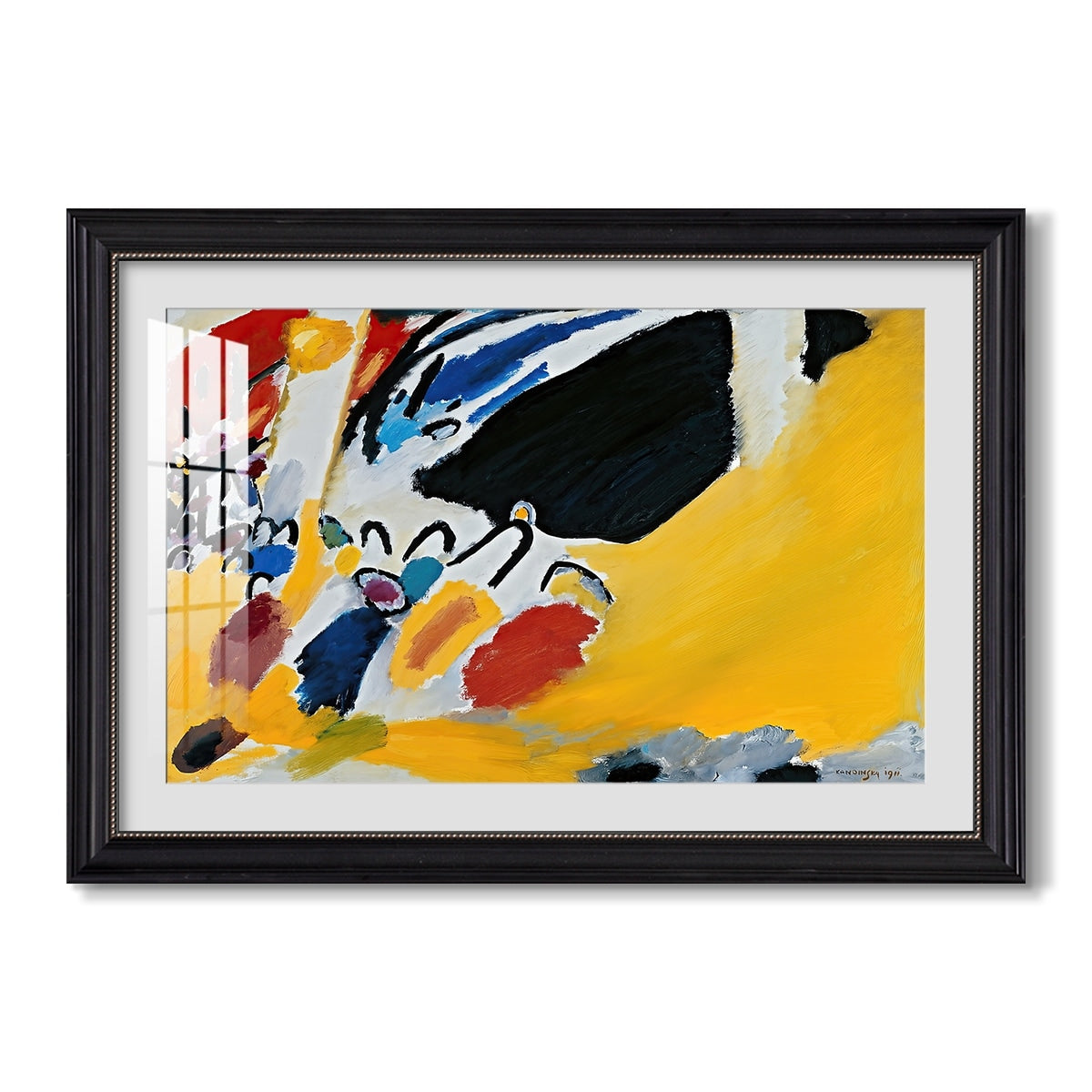 Impression Iii 1911 Wassily Kandinsky Custom Framed Print