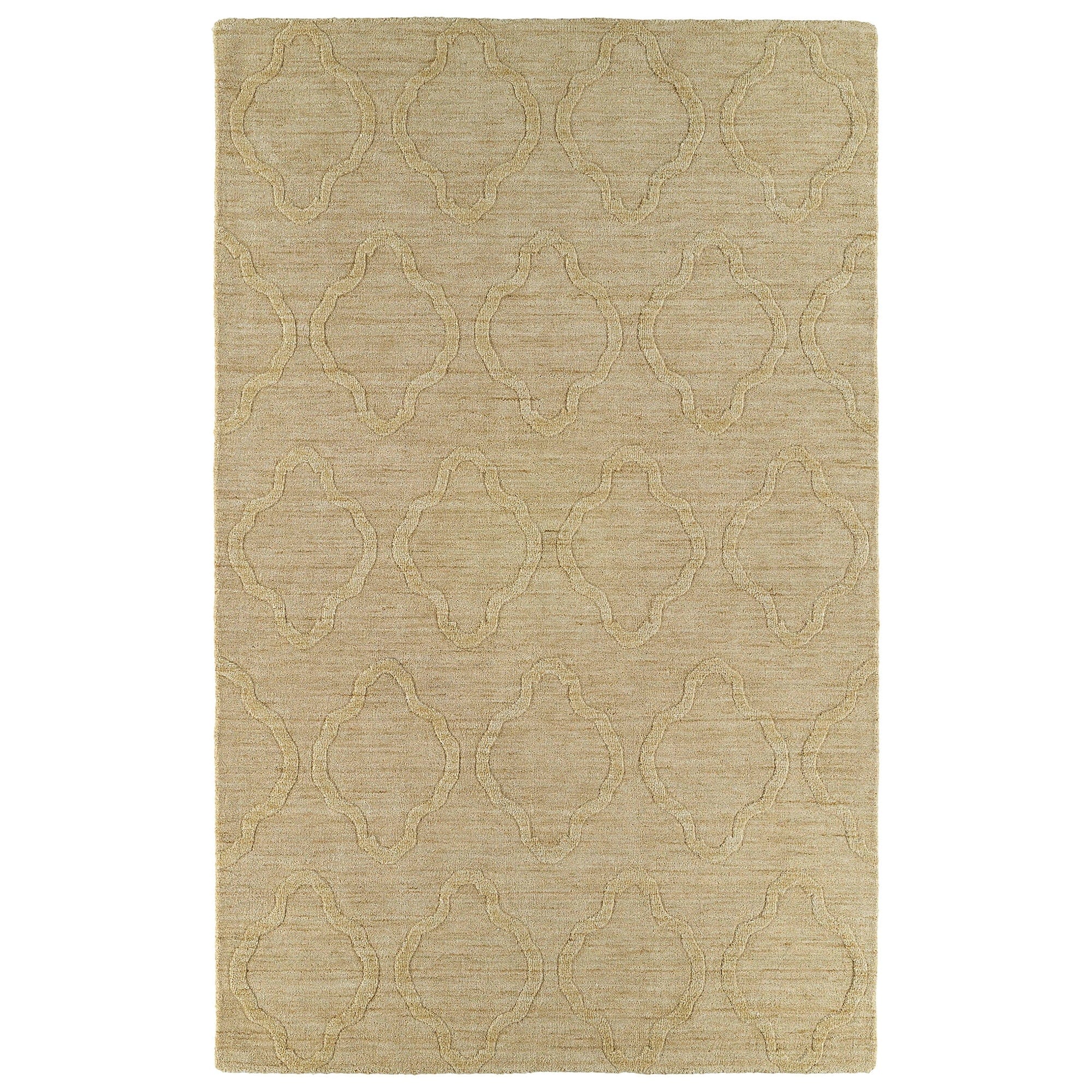 Trends Navy Prints Wool Rug 8 X 11