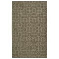 Trends Taupe Geo Wool Rug 96 X 136