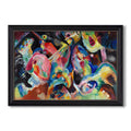 Improvisation Deluge 1913 Wassily Kandinsky Custom Framed Canvas