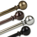 Instyledesign Tegan Adjustable Curtain Rod 13 16 Inch Dia.